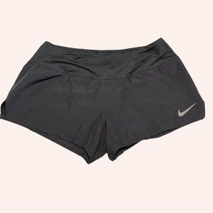 NIKE Dri-Fit Shorts | Black Athletic Running Gym Minimalist Sport